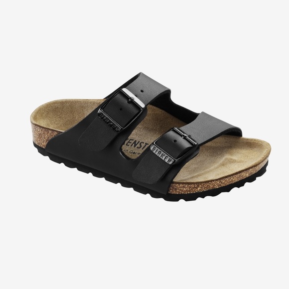 Birkenstock Kids Arizona Cork Sandals Black - Picture 3 of 4